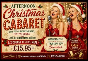 2026 Wednesday 9th December & Thursday 10th December Afternoon show Rockin Robin Christmas