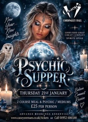 2027 Thursday 21st January Psychic Supper