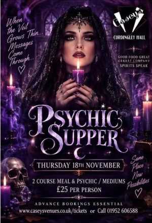 2027 Thursday 18th November Psychic Supper